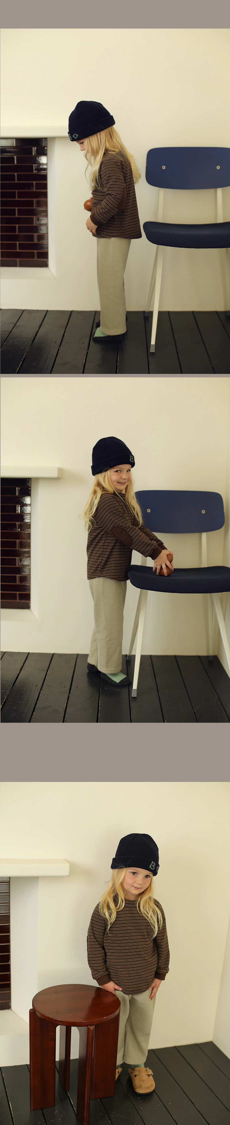 Carmel Fleece Lined Pants by Bien a Bien for Child - view 8