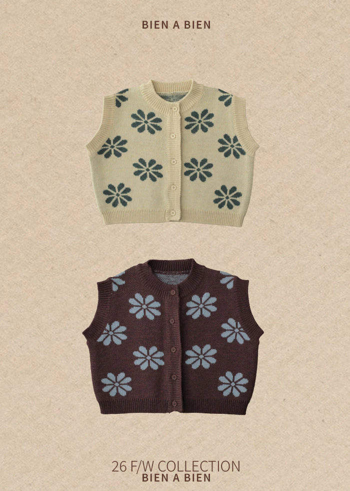 Dous Knit Vest by Bien a Bien for Child - view 1