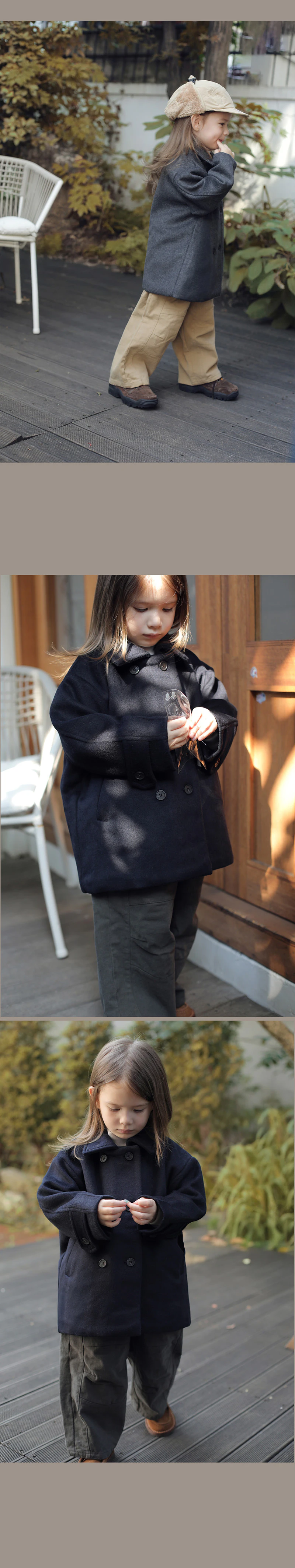 Carnaby Double Fit Coat by Bien a Bien for Child - view 6
