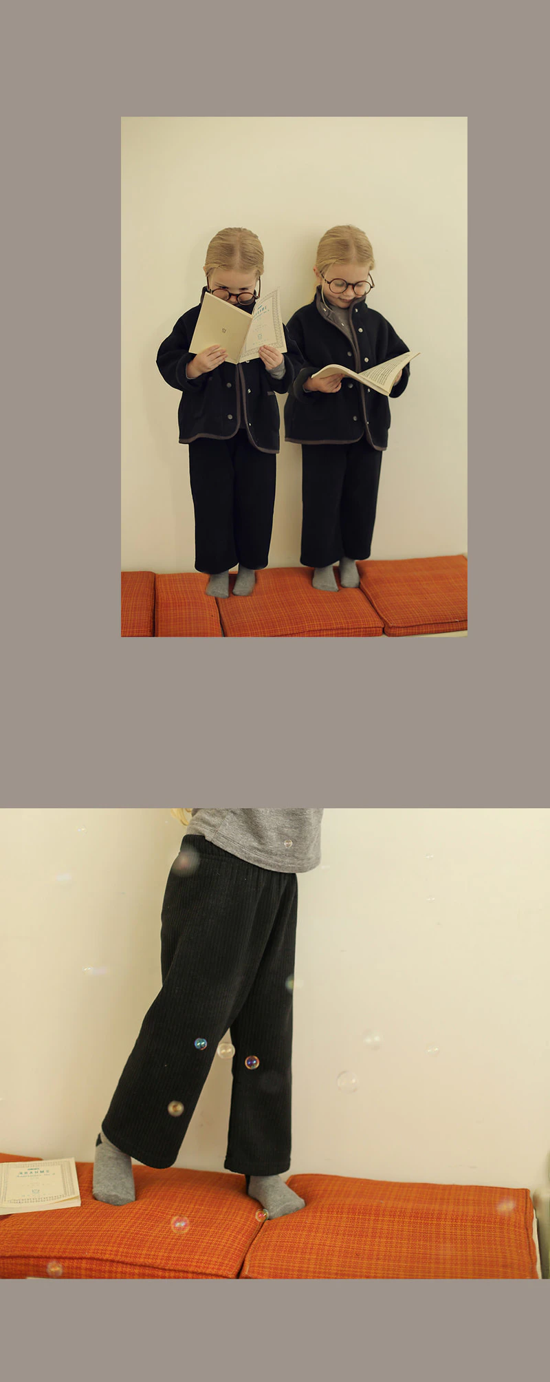 Carmel Fleece Lined Pants by Bien a Bien for Child - view 4