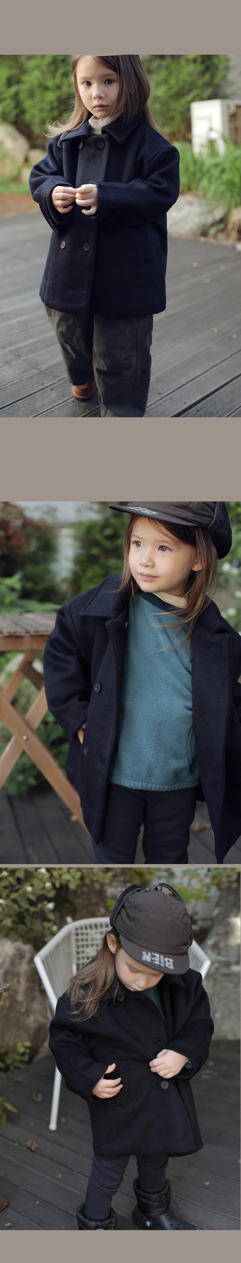 Carnaby Double Fit Coat by Bien a Bien for Child - view 8