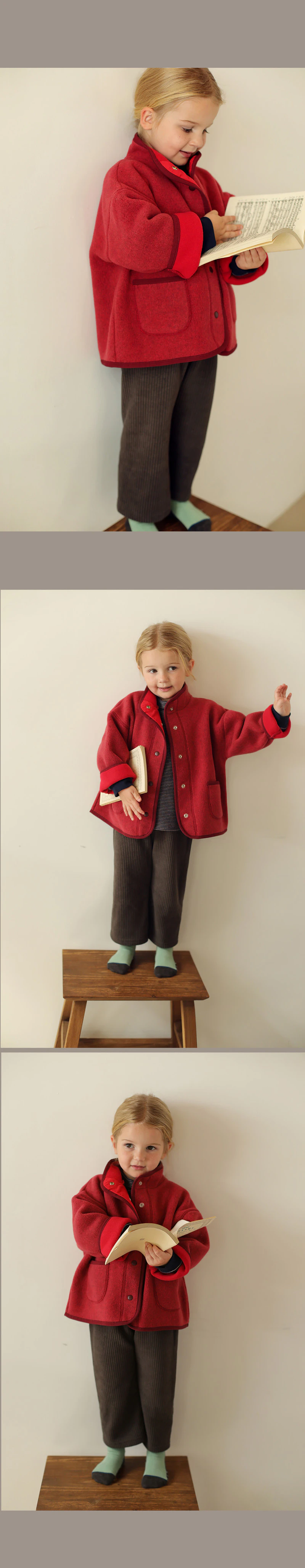 Carmel Fleece Lined Pants by Bien a Bien for Child - view 5