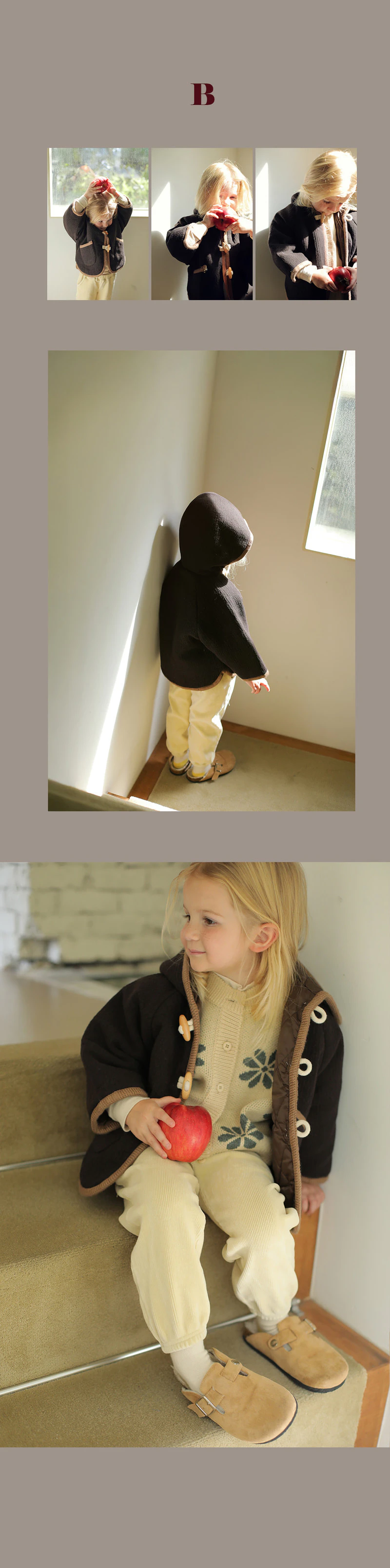 Miel Hooded Jacket by Bien a Bien for Child - view 4
