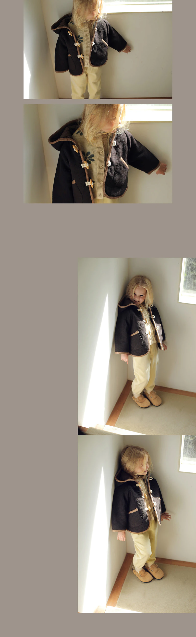 Miel Hooded Jacket by Bien a Bien for Child - view 3