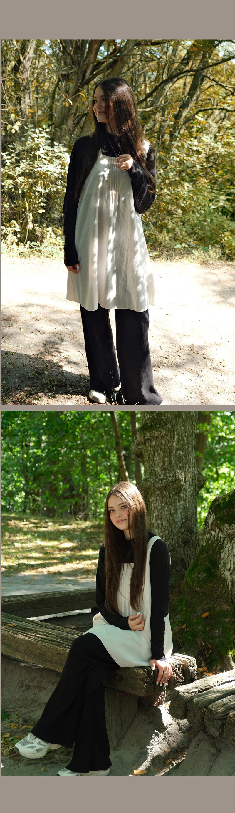 Adult Carmel Fleece Lined Pants by Bien a Bien for Mom + child - view 4