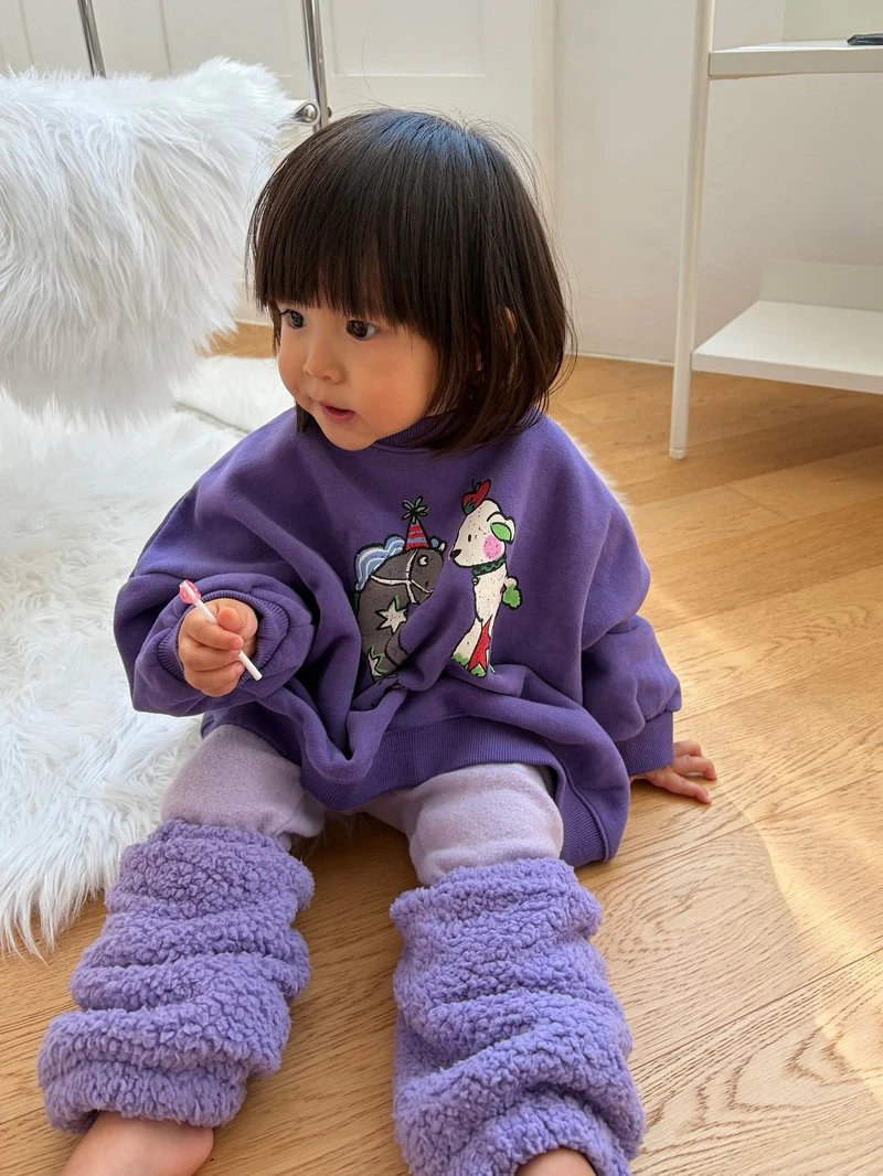Loose Long Sweatshirt by Bon Bon Butik for Child - view 3
