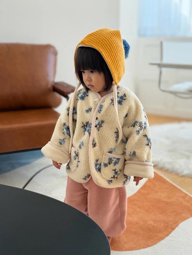 Pompom Bonnet by Bon Bon Butik for Child - view 10