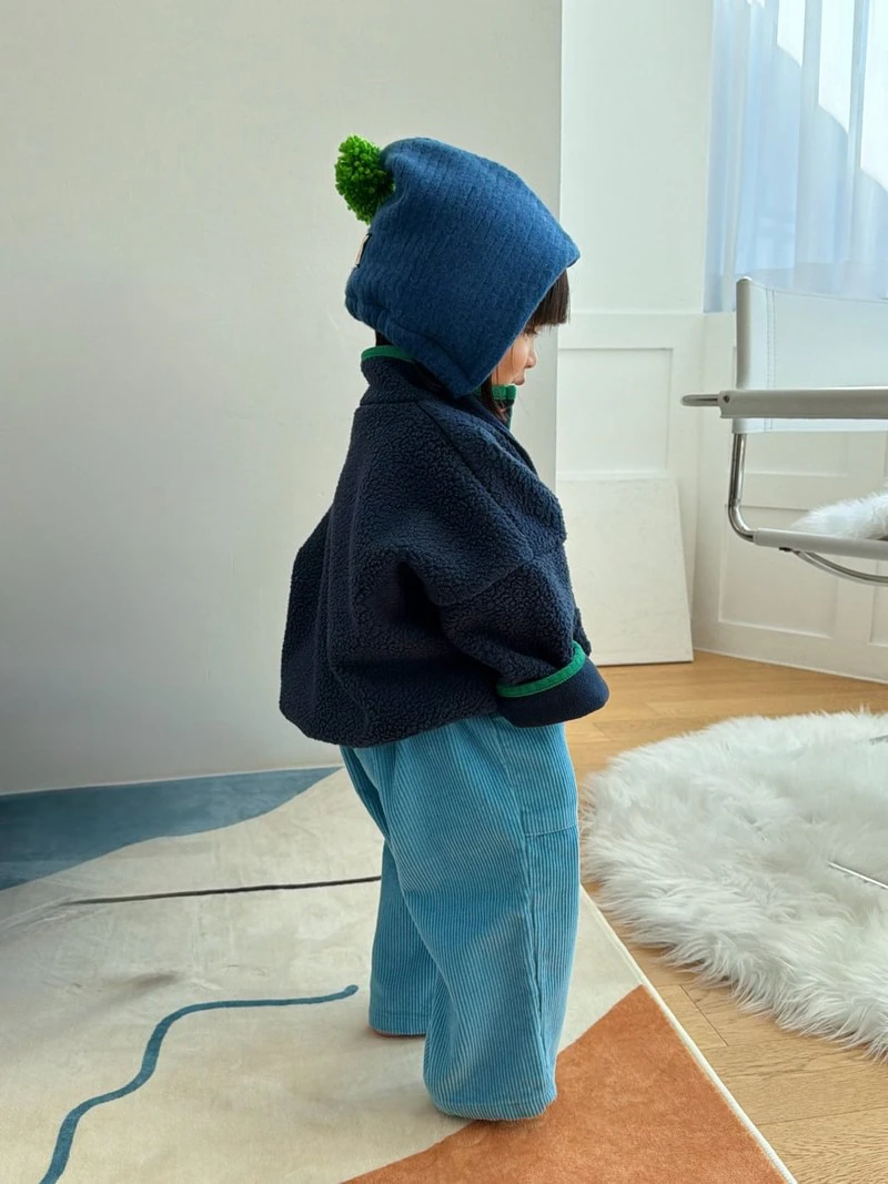 Pompom Bonnet by Bon Bon Butik for Child - view 4