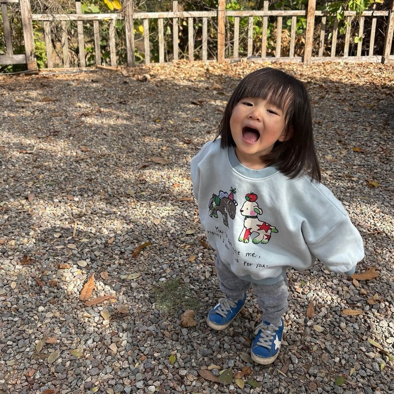 Loose Long Sweatshirt by Bon Bon Butik for Child - view 4