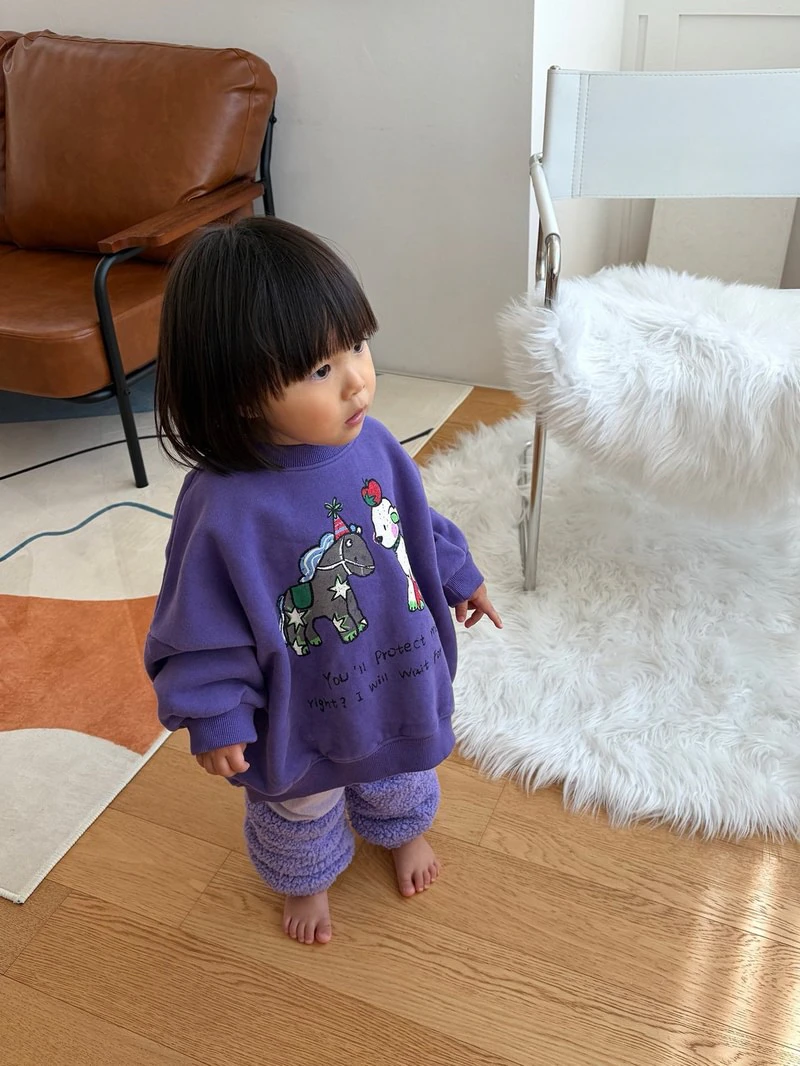 Loose Long Sweatshirt by Bon Bon Butik for Child - view 5