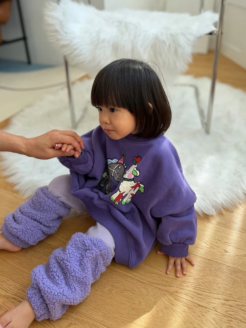 Loose Long Sweatshirt by Bon Bon Butik for Child - view 7