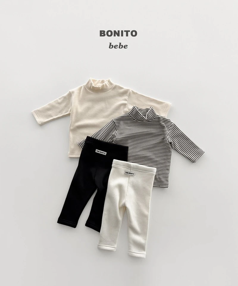 1+1 Rib Trim Leggings by Bonito for Baby - view 5