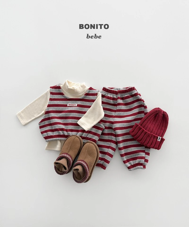 Special 1+1 Mock Neck Tee by Bonito for Baby - view 12