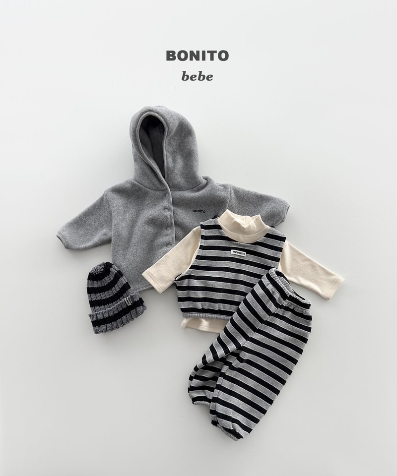 Striped Vest Top & Bottom Set by Bonito for Baby - view 6