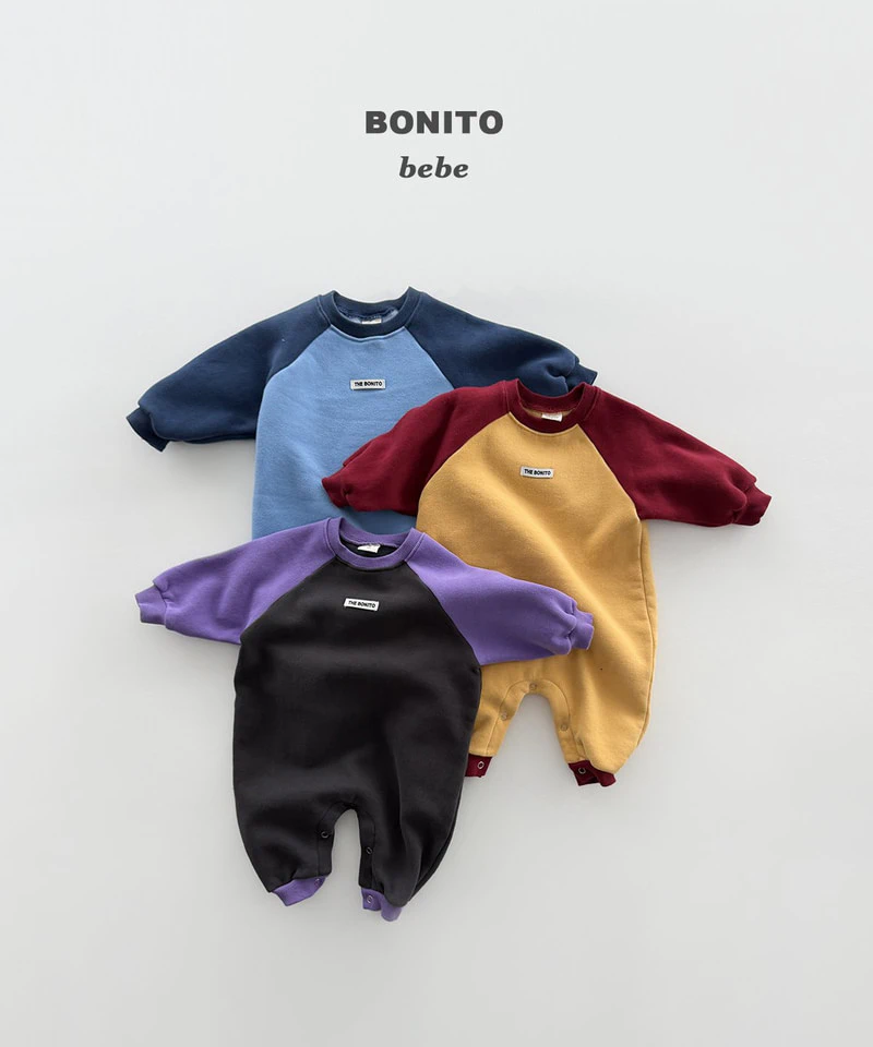 Color Contrast Raglan Suit by Bonito for Baby - view 1