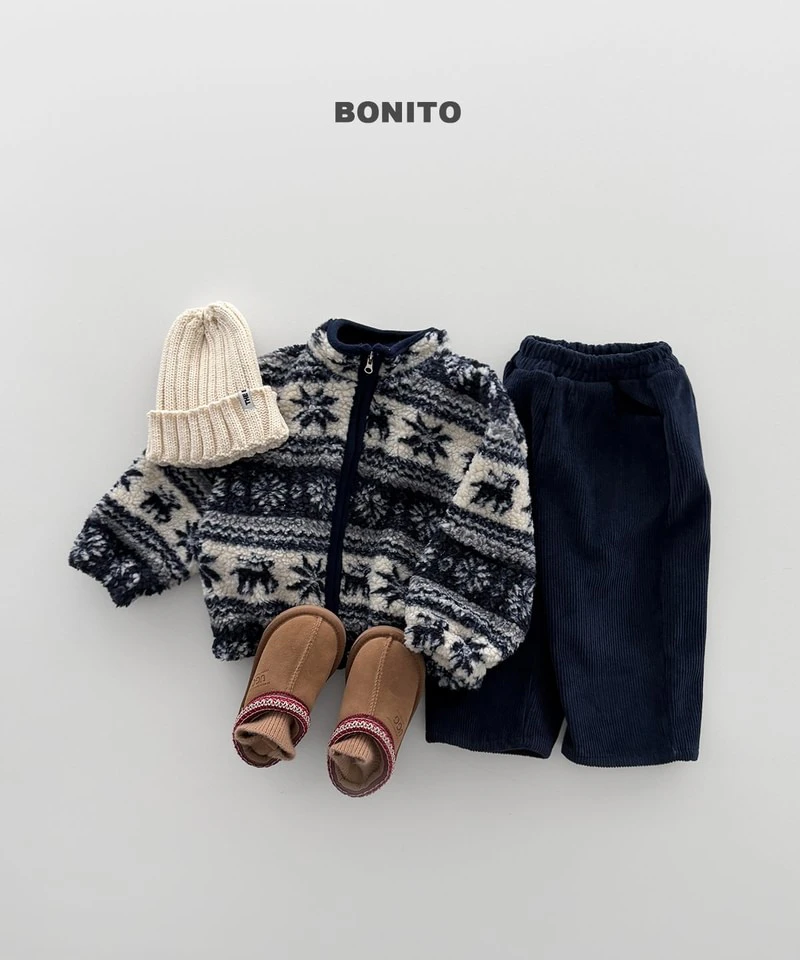 Corduroy Fleeced Pants by Bonito for Child - view 10