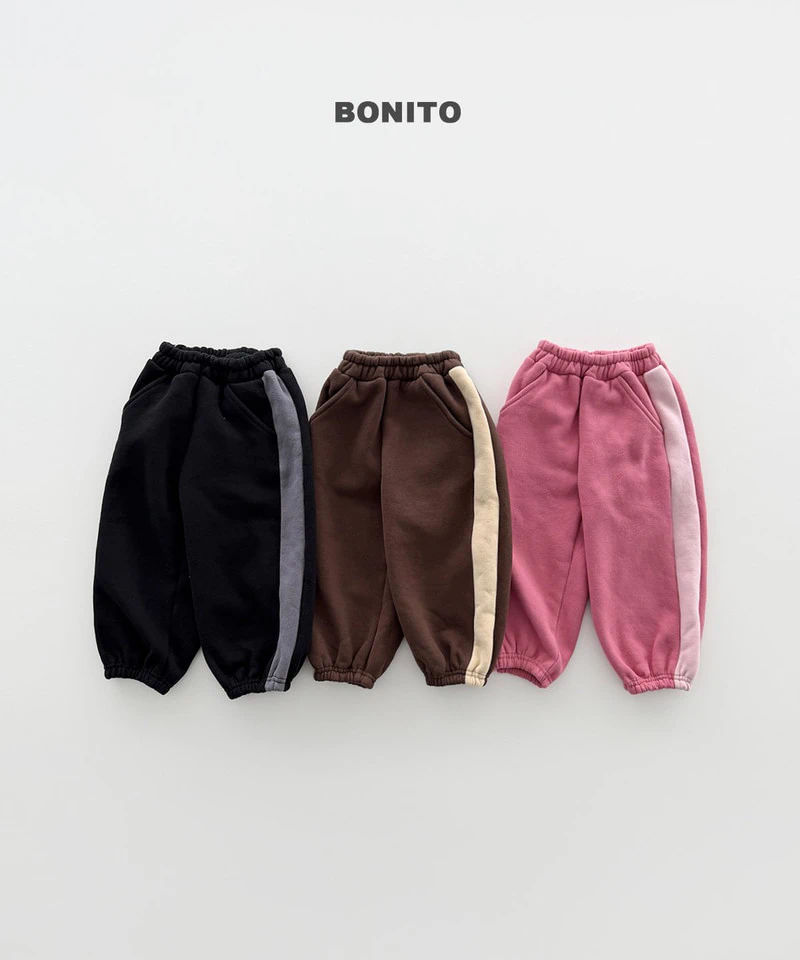 Side Color Contrast Jogger Pants by Bonito for Child - view 1