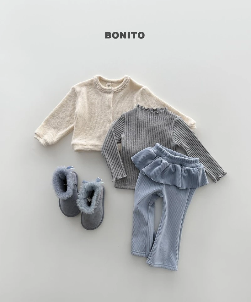 Velour Frill Bootcut Pants by Bonito for Child - view 10