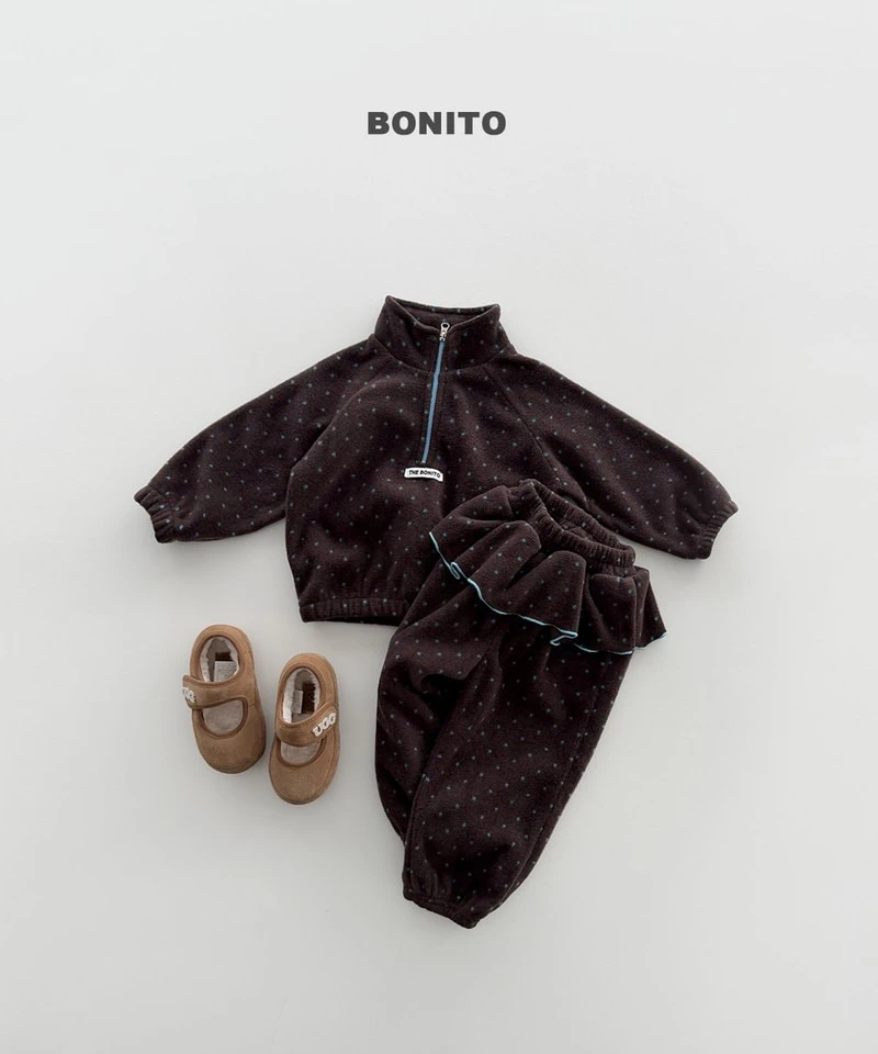 Dot Half Zip-up Set by Bonito for Child - view 11