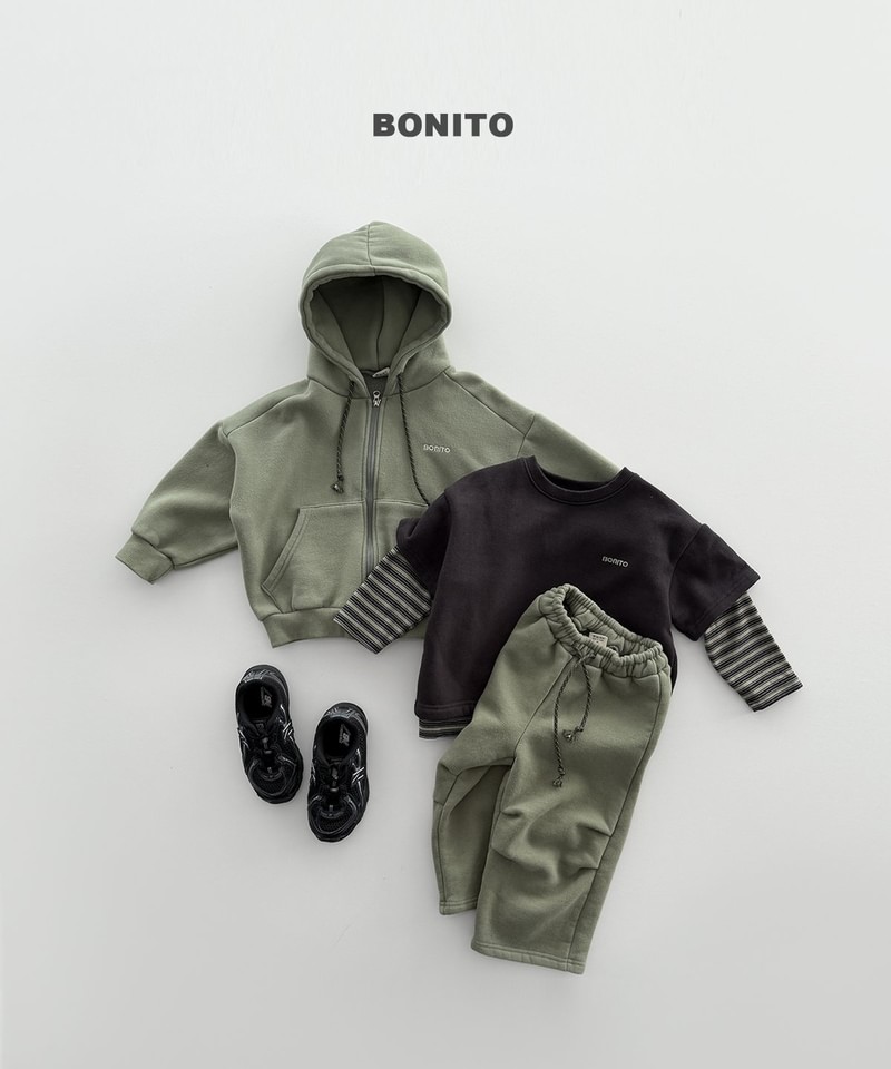 Double Fleeced Hooded Zip-up by Bonito for Child - view 7