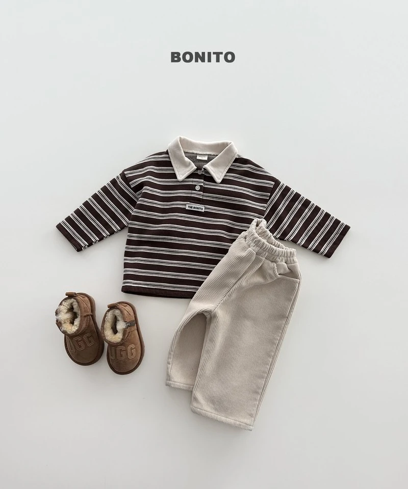 Striped Choco Polo Tee by Bonito for Child - view 11