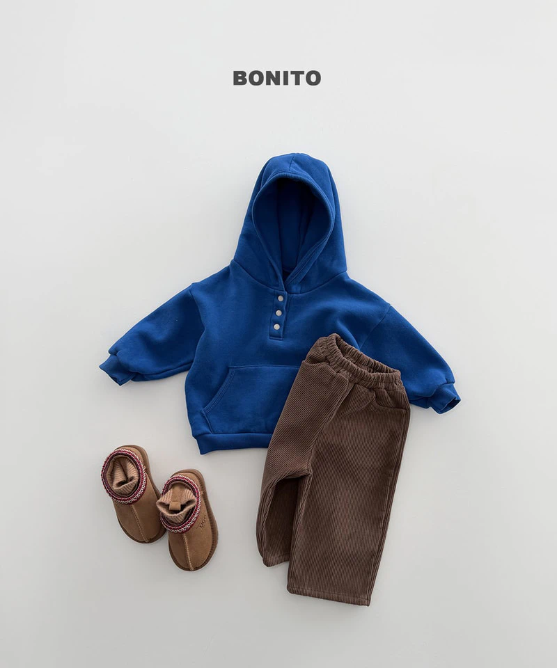 Binding Placket Hooded Tee by Bonito for Child - view 9