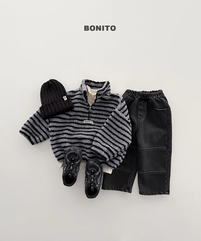 Tumble Striped Half Zip-up by Bonito for Child - view 12