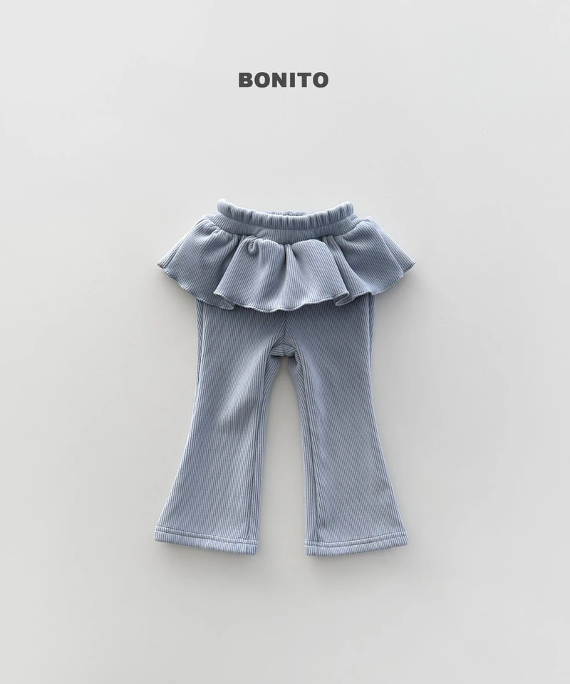 Velour Frill Bootcut Pants by Bonito for Child - view 4