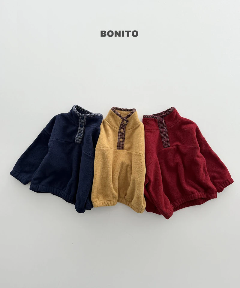 Check Placket Fleeced by Bonito for Child - view 3