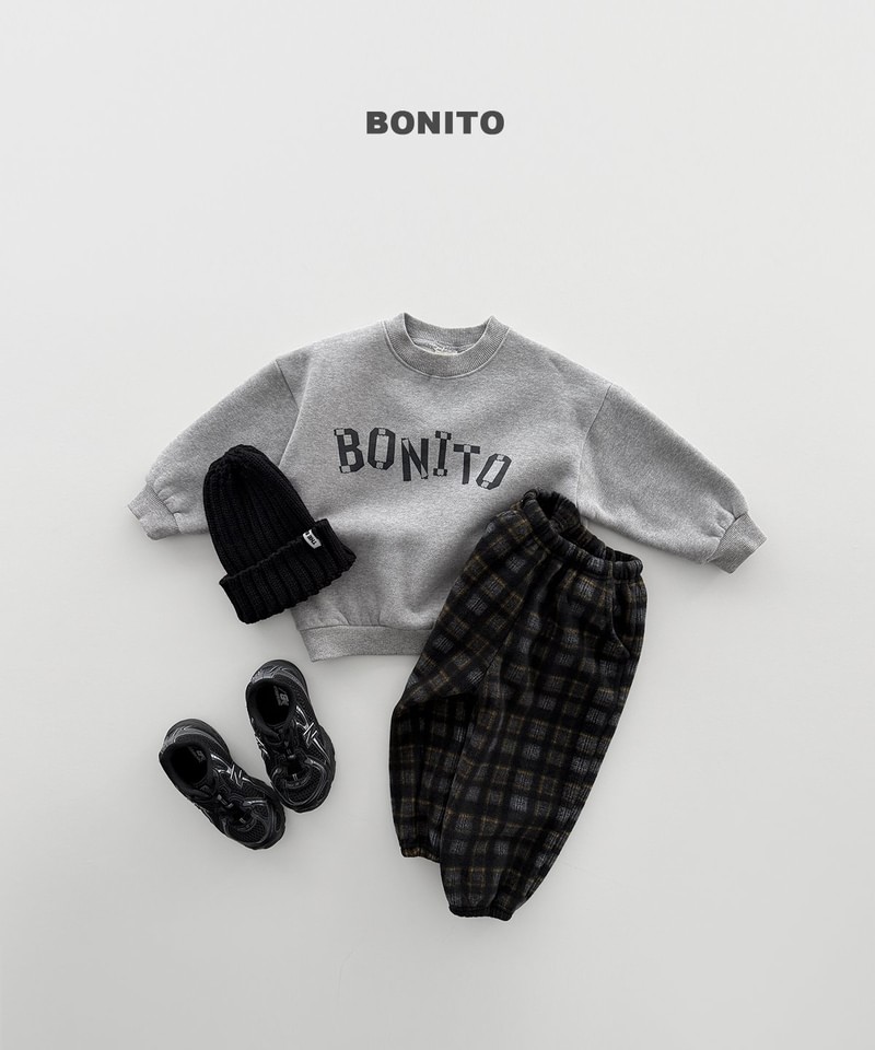 Check Fleeced Jogger Pants by Bonito for Child - view 10