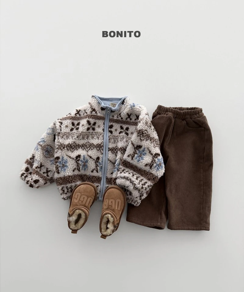 Corduroy Fleeced Pants by Bonito for Child - view 5