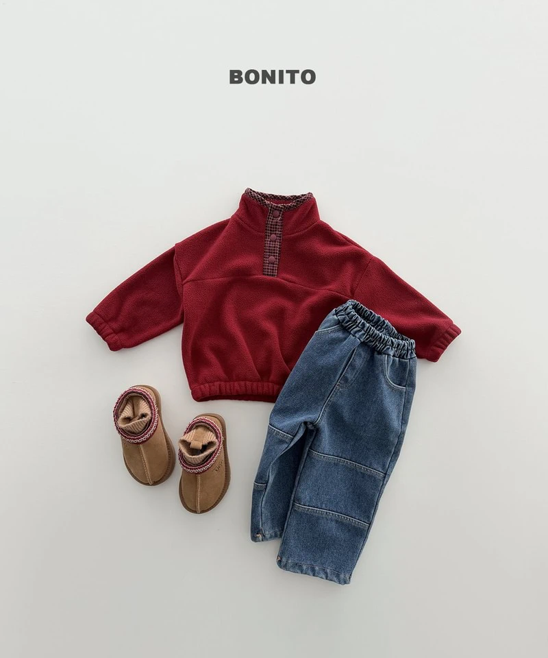 Check Placket Fleeced by Bonito for Child - view 4