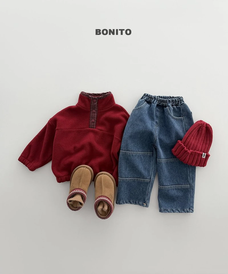 Check Placket Fleeced by Bonito for Child - view 5