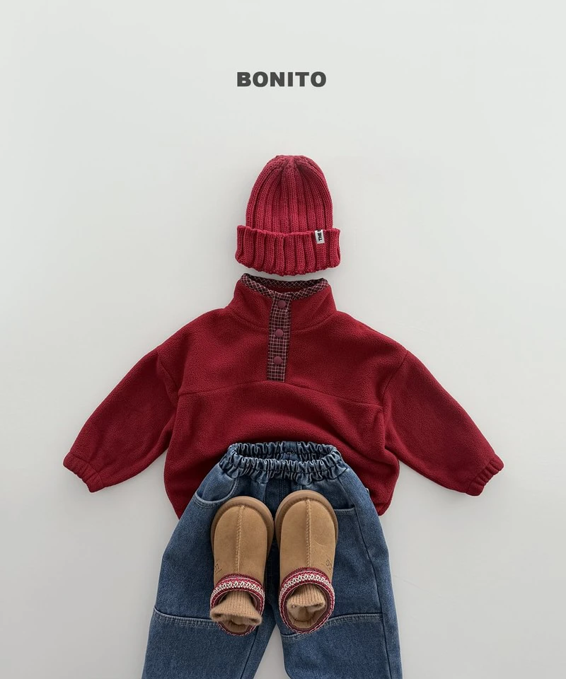 Check Placket Fleeced by Bonito for Child - view 6