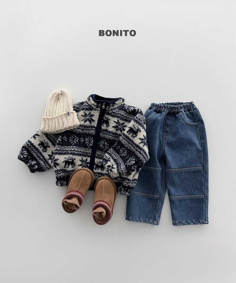 Rib Trim Knit Beanie by Bonito for Child - view 11