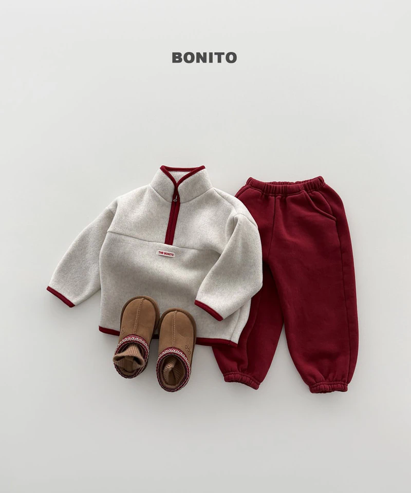 Cotton Candy Color Contrast Half Zip-up by Bonito for Child - view 6