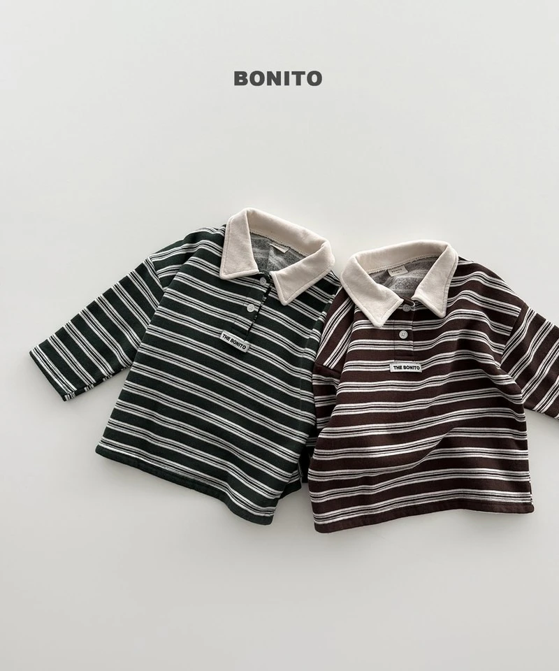 Striped Choco Polo Tee by Bonito for Child - view 3