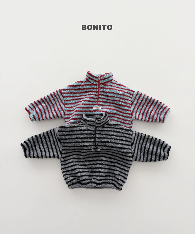 Tumble Striped Half Zip-up by Bonito for Child - view 1