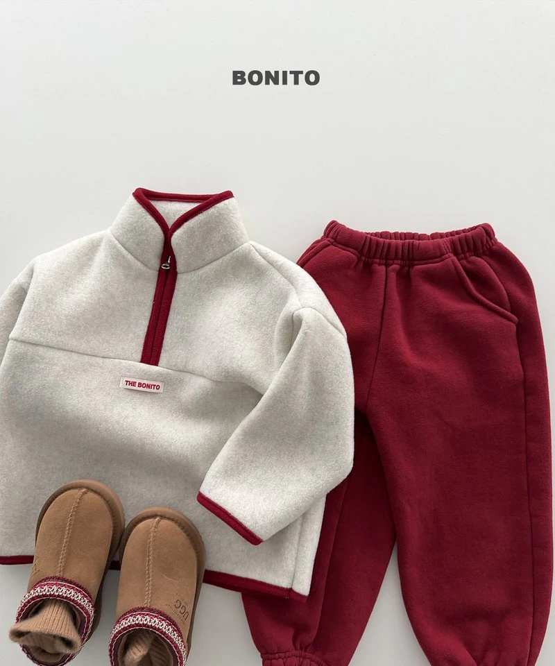 Cotton Candy Color Contrast Half Zip-up by Bonito for Child - view 7