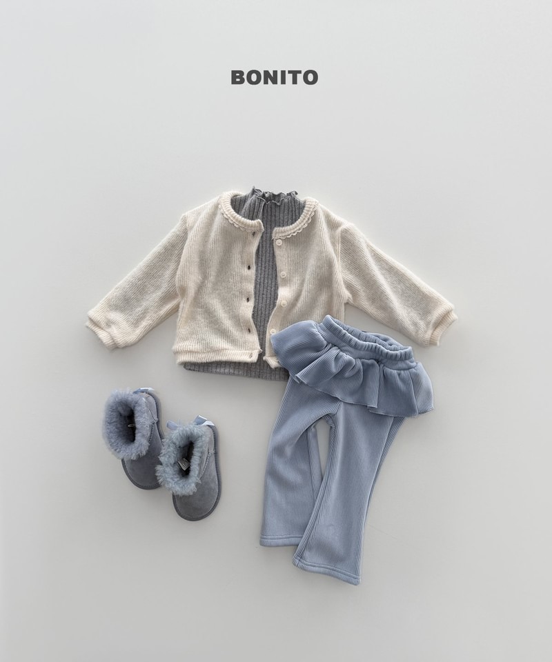 Velour Frill Bootcut Pants by Bonito for Child - view 11