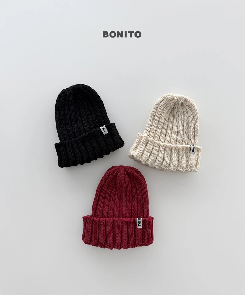 Rib Trim Knit Beanie by Bonito for Child - view 1
