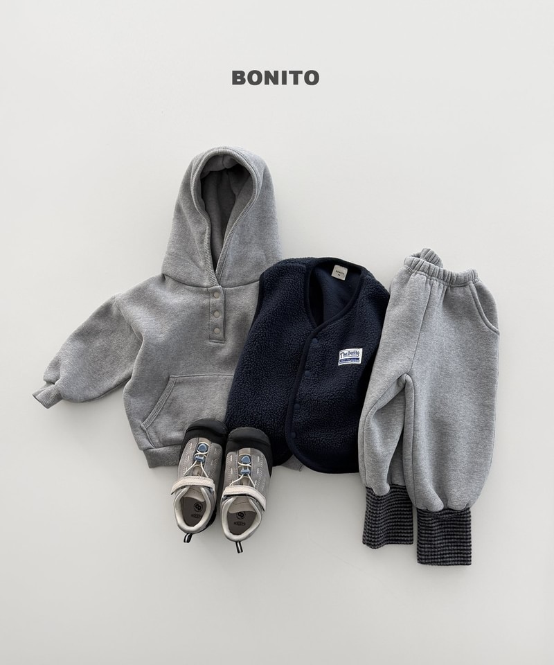 Binding Placket Hood Tee by Bonito for Child - view 7