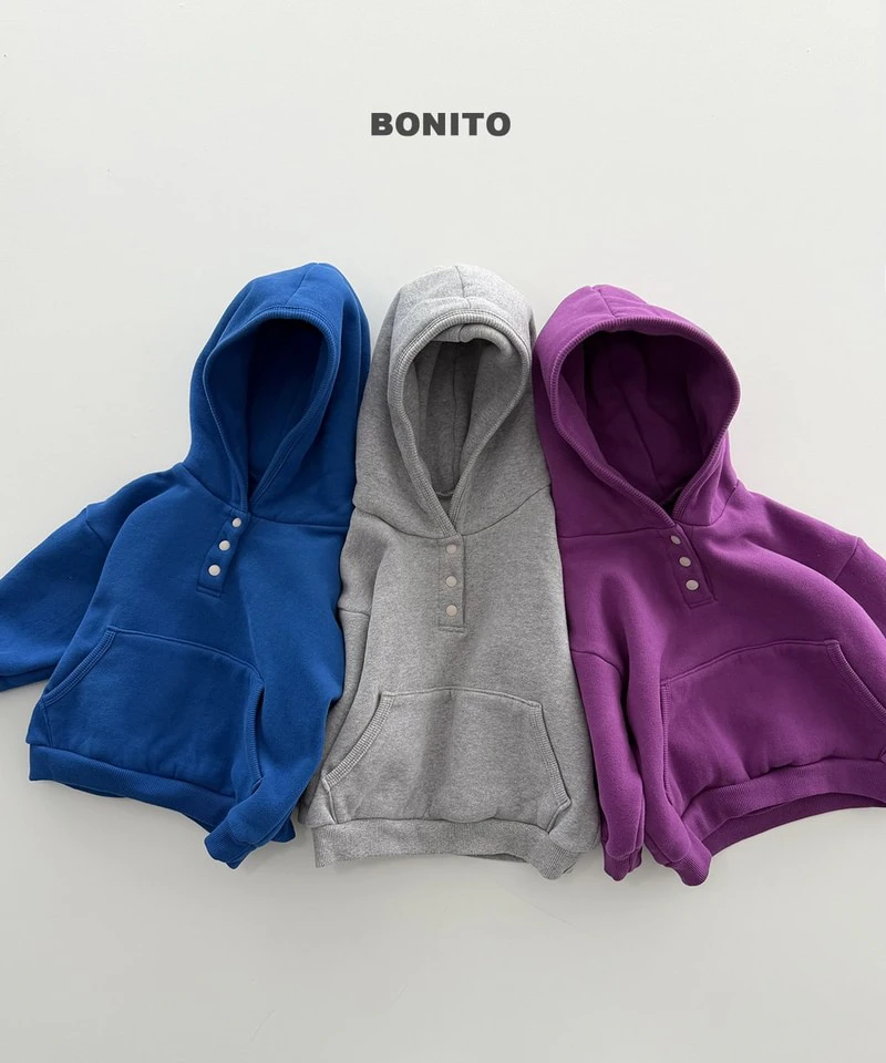 Binding Placket Hooded Tee by Bonito for Child - view 3