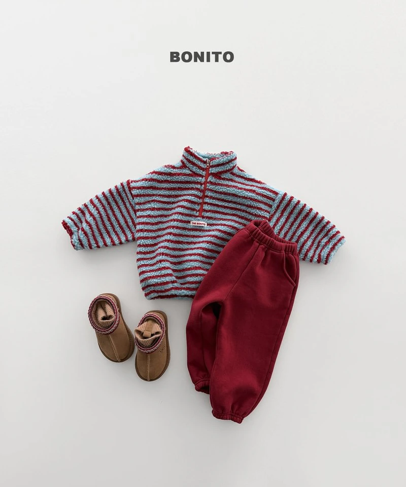 Tumble Striped Half Zip-up by Bonito for Child - view 5