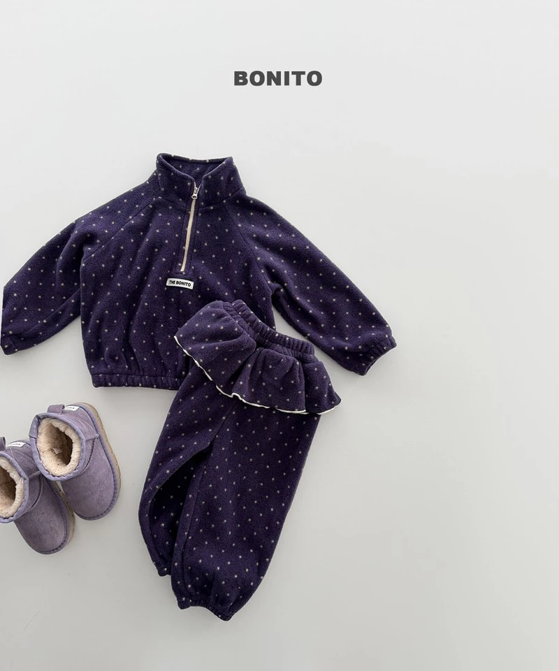 Dot Half Zip-up Set by Bonito for Child - view 9