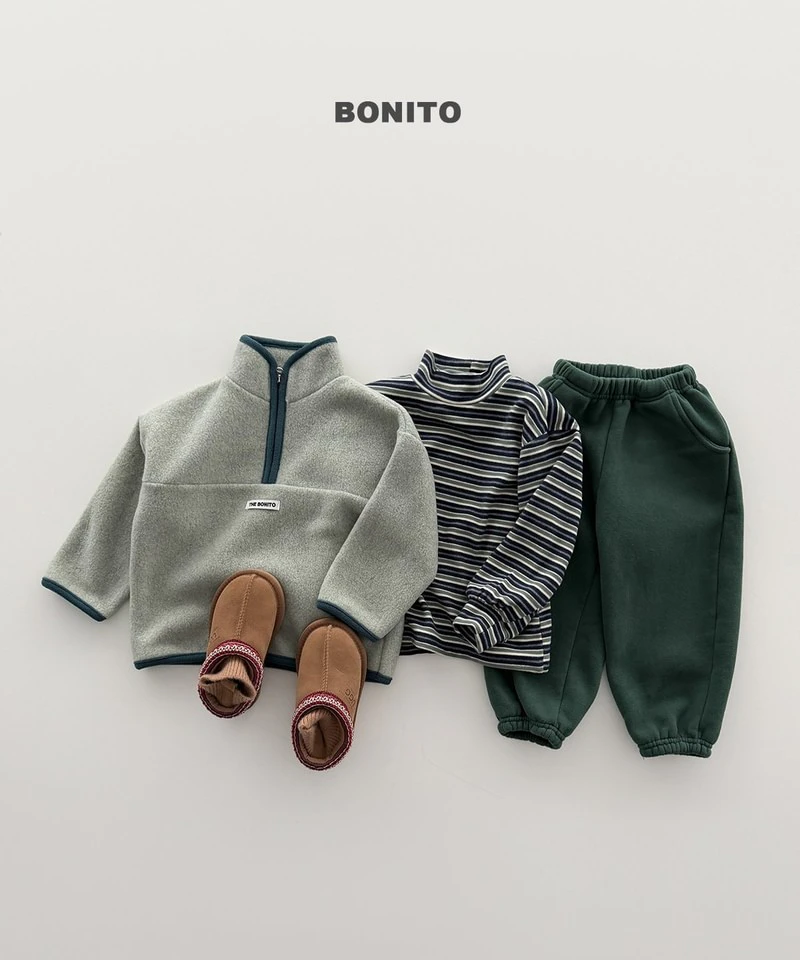 Cotton Candy Color Contrast Half Zip-up by Bonito for Child - view 11