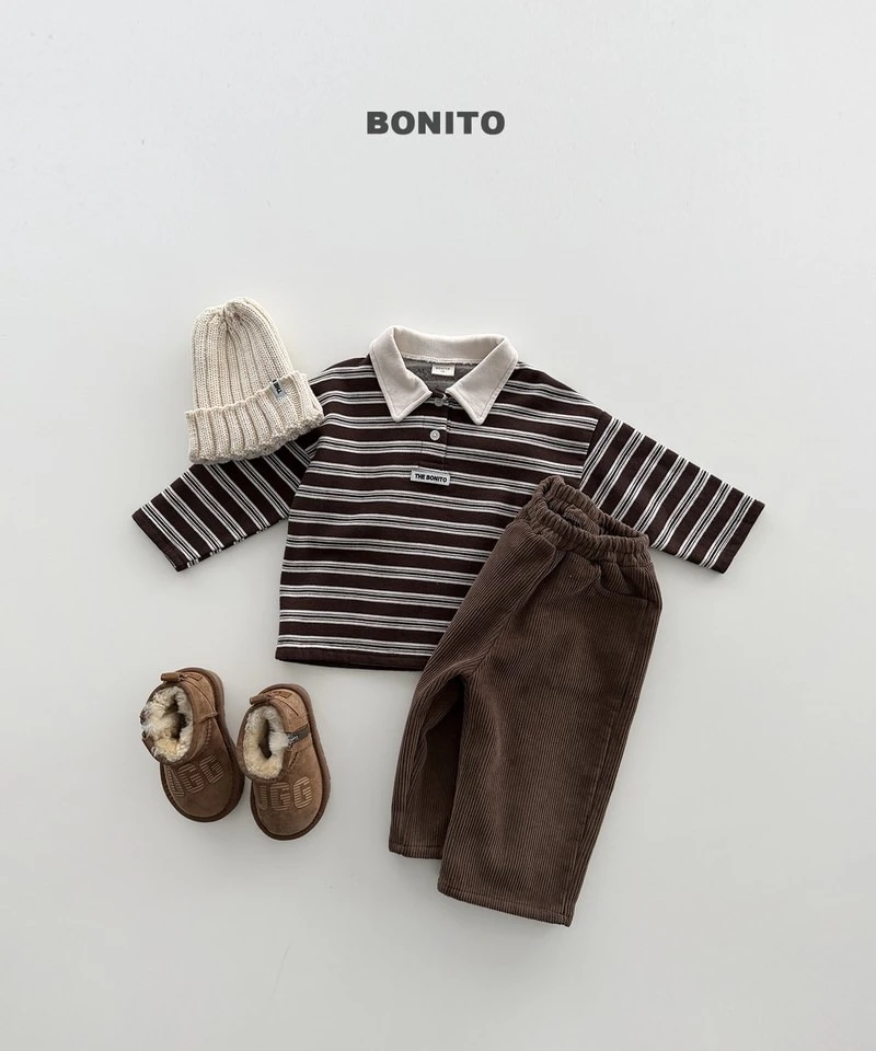 Striped Choco Polo Tee by Bonito for Child - view 9
