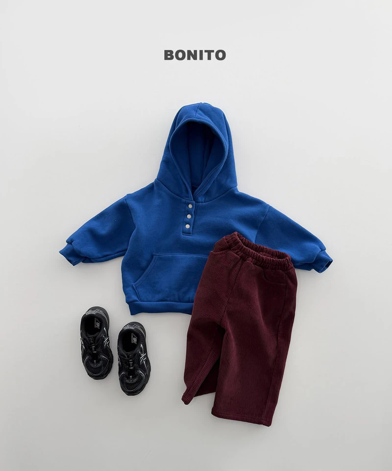 Binding Placket Hooded Tee by Bonito for Child - view 8