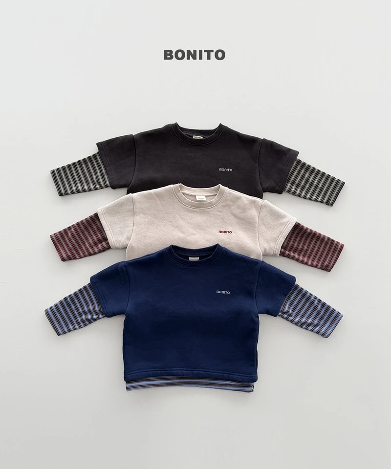 Double Fleeced Raglan Layered Tee by Bonito for Child - view 1