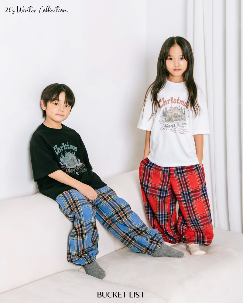 Christmas Fleeced Short Sleeve Tee by Bucket List for Child - view 7